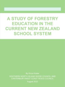 A STUDY OF FORESTRY EDUCATION IN THE CURRENT NEW ZEALAND SCHOOL SYSTEM